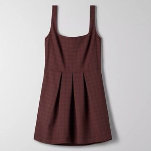 Sunday Best Tasha Microplaid mini-dress